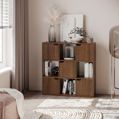 Βιβλιοθήκη Bookel pakoworld σε καρυδί απόχρωση 88.5x27.5x89.3εκ Βιβλιοθήκη Bookel pakoworld σε καρυδί απόχρωση 88.5x27.5x89.3εκ