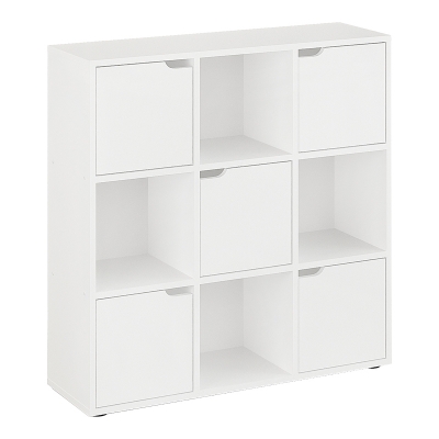 Βιβλιοθήκη Bookel pakoworld σε λευκή απόχρωση 88.5x27.5x89.3εκ Βιβλιοθήκη Bookel pakoworld σε λευκή απόχρωση 88.5x27.5x89.3εκ