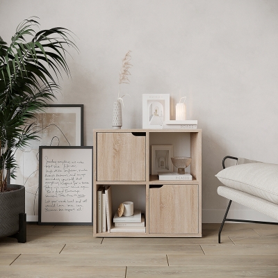 Βιβλιοθήκη Bookel pakoworld σε sonoma απόχρωση 59.6x27.5x60.4εκ Βιβλιοθήκη Bookel pakoworld σε sonoma απόχρωση 59.6x27.5x60.4εκ
