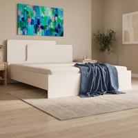 Κρεβάτι διπλό Lucabel pakoworld κρεμ 160x200εκ Κρεβάτι διπλό Lucabel pakoworld κρεμ 160x200εκ