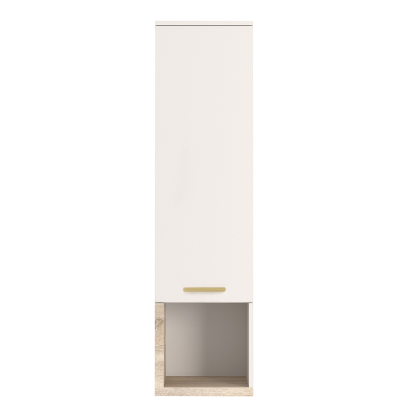 Σύνθετο σαλονιού Norda pakoworld κρεμ με oak 187x40x58.4εκ Σύνθετο σαλονιού Norda pakoworld κρεμ με oak 187x40x58.4εκ