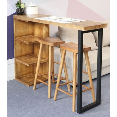 Τραπέζι μπαρ Collins pakoworld φυσικό ξύλο πεύκου 35mm φυσικό-μαύρο 139x29x90εκ Τραπέζι μπαρ Collins pakoworld φυσικό ξύλο πεύκου 35mm φυσικό-μαύρο 139x29x90εκ