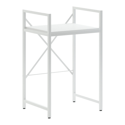 Ραφιέρα στήριξης πλυντηρίου - στεγνωτηρίου Delavar pakoworld μέταλλο λευκό 72x60x116εκ