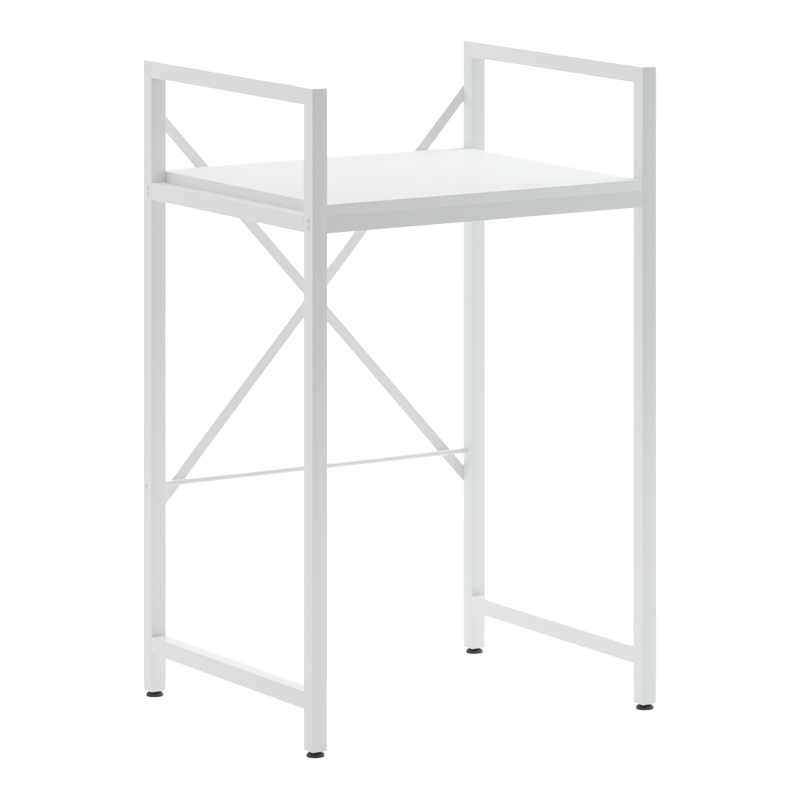 Ραφιέρα στήριξης πλυντηρίου - στεγνωτηρίου Delavar pakoworld μέταλλο λευκό 72x60x116εκ Ραφιέρα στήριξης πλυντηρίου - στεγνωτηρίου Delavar pakoworld μέταλλο λευκό 72x60x116εκ