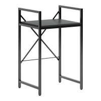 Ραφιέρα στήριξης πλυντηρίου - στεγνωτηρίου Delavar pakoworld μέταλλο μαύρο 72x60x116εκ Ραφιέρα στήριξης πλυντηρίου - στεγνωτηρίου Delavar pakoworld μέταλλο μαύρο 72x60x116εκ