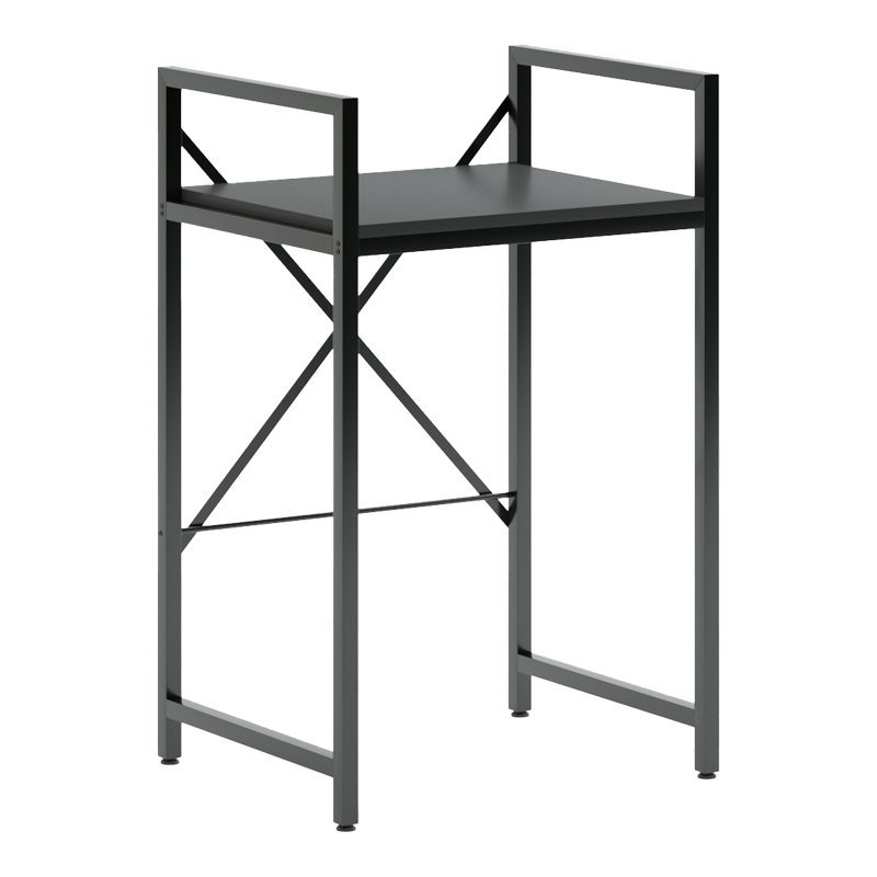 Ραφιέρα στήριξης πλυντηρίου - στεγνωτηρίου Delavar pakoworld μέταλλο μαύρο 72x60x116εκ Ραφιέρα στήριξης πλυντηρίου - στεγνωτηρίου Delavar pakoworld μέταλλο μαύρο 72x60x116εκ