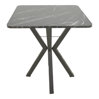 Τραπέζι Arenya pakoworld μαύρο εφε μαρμάρου- μαύρα μεταλλικά πόδια 70x70x72εκ Τραπέζι Arenya pakoworld μαύρο εφε μαρμάρου- μαύρα μεταλλικά πόδια 70x70x72εκ