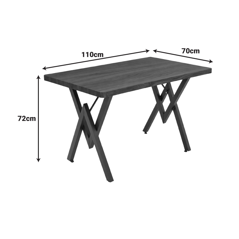Τραπέζι Vertex pakoworld μαύρο μαρμάρου και μέταλλο 110x70x72εκ Τραπέζι Vertex pakoworld μαύρο μαρμάρου και μέταλλο 110x70x72εκ