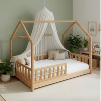 Παιδικό κρεβάτι Sleepy pakoworld τ. Montessori φυσικό 90x190εκ Παιδικό κρεβάτι Sleepy pakoworld τ. Montessori φυσικό 90x190εκ