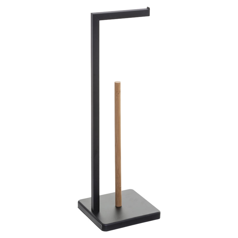 Χαρτοθήκη μπάνιου Nature pakoworld μαύρο 20x20x64.5εκ Χαρτοθήκη μπάνιου Nature pakoworld μαύρο 20x20x64.5εκ