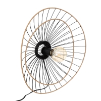 Φωτιστικό τοίχου-απλίκα Alara pakoworld E27 40W χρυσό-μαύρο Φ45x11εκ Φωτιστικό τοίχου-απλίκα Alara pakoworld E27 40W χρυσό-μαύρο Φ45x11εκ