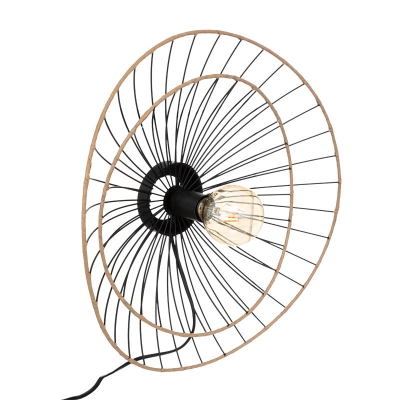 Φωτιστικό τοίχου-απλίκα Alara pakoworld E27 40W χρυσό-μαύρο Φ45x11εκ Φωτιστικό τοίχου-απλίκα Alara pakoworld E27 40W χρυσό-μαύρο Φ45x11εκ
