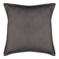 Μαξιλάρι διακοσμητικό Derfon pakoworld ύφασμα σε ανθρακί απόχρωση 55x55εκ