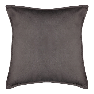 Μαξιλάρι διακοσμητικό Derfon pakoworld ύφασμα σε ανθρακί απόχρωση 55x55εκ