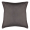 Μαξιλάρι διακοσμητικό Derfon pakoworld ύφασμα σε ανθρακί απόχρωση 55x55εκ