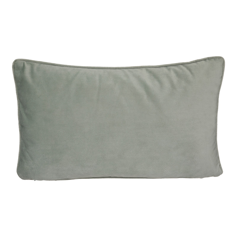 Μαξιλάρι διακοσμητικό Lubel pakoworld ύφασμα σε μέντα απόχρωση 30x50εκ