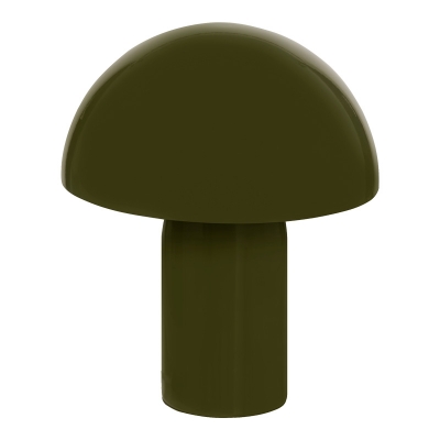 Επιτραπέζιο φωτιστικό Mushi pakoworld μέταλλο σε χακί απόχρωση Φ20x24,5εκ