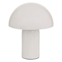 Επιτραπέζιο φωτιστικό Mushi pakoworld μέταλλο λευκό Φ20x24,5εκ