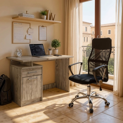 Φοιτητικό πακέτο επίπλων γραφείου Study 3 pakoworld σετ 2 τμχ Φοιτητικό πακέτο επίπλων γραφείου Study 3 pakoworld σετ 2 τμχ