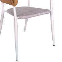 Τραπεζαρία Synergy-Raven σετ 3τεμ pakoworld λευκό αλουμίνιο και plywood σε φυσικό χρώμα 80x80x74εκ Τραπεζαρία Synergy-Raven σετ 3τεμ pakoworld λευκό αλουμίνιο και plywood σε φυσικό χρώμα 80x80x74εκ