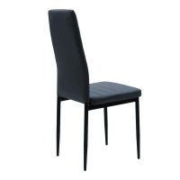 Τραπεζαρία Manka-Parker pakoworld σετ 5τεμ mdf σε μαύρη-sonoma truffle απόχρωση 110x80x77εκ Τραπεζαρία Manka-Parker pakoworld σετ 5τεμ mdf σε μαύρη-sonoma truffle απόχρωση 110x80x77εκ