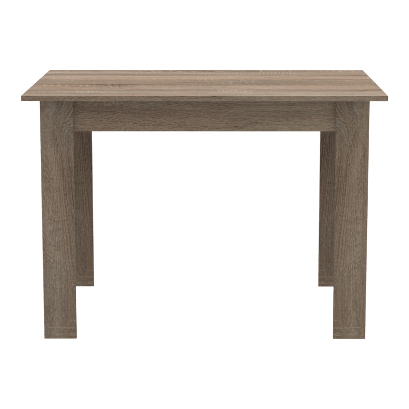 Τραπεζαρία Manka-Parker pakoworld σετ 5τεμ mdf σε μαύρη-sonoma truffle απόχρωση 110x80x77εκ Τραπεζαρία Manka-Parker pakoworld σετ 5τεμ mdf σε μαύρη-sonoma truffle απόχρωση 110x80x77εκ