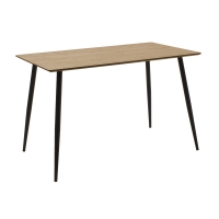 Τραπεζαρία Cuba-Julita pakoworld σετ 5τεμ MDF sonoma-μαύρο-φυσικό 120x70x76εκ Τραπεζαρία Cuba-Julita pakoworld σετ 5τεμ MDF sonoma-μαύρο-φυσικό 120x70x76εκ