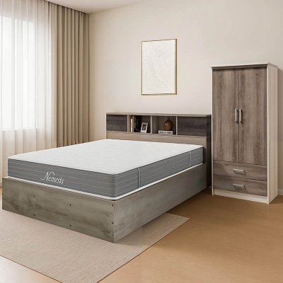 Φοιτητικό πακέτο επίπλων κρεβατοκάμαρας Aroma pakoworld σετ 3τεμ Φοιτητικό πακέτο επίπλων κρεβατοκάμαρας Aroma pakoworld σετ 3τεμ