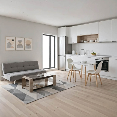 Φοιτητικό πακέτο επίπλων Smoothness pakoworld σετ 5τεμ