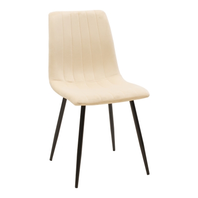 Τραπεζαρία Balou-Noor pakoworld σετ 5τεμ MDF μαύρο-μπεζ Φ120x73εκ