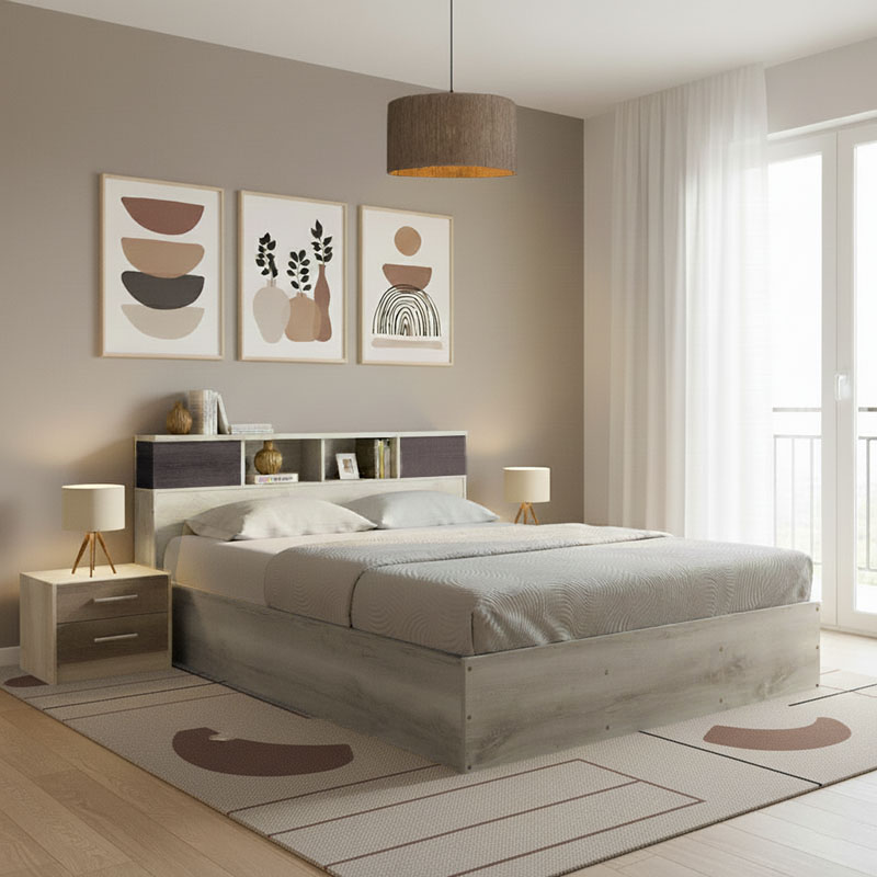 Σετ Κρεβατοκάμαρας Olympus Castillo Toro με Κρεβάτι 160x200εκ Σετ 3τεμ Σετ Κρεβατοκάμαρας Olympus Castillo Toro με Κρεβάτι 160x200εκ Σετ 3τεμ