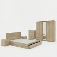 Σετ Κρεβατοκάμαρας Olympus pakoworld με Κρεβάτι sonoma 160x200εκ Σετ 5τεμ Σετ Κρεβατοκάμαρας Olympus pakoworld με Κρεβάτι sonoma 160x200εκ Σετ 5τεμ