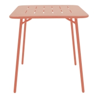 Τραπεζαρία Moraja Deraby I pakoworld σετ 3τεμ terracotta μέταλλο 70x70x73εκ