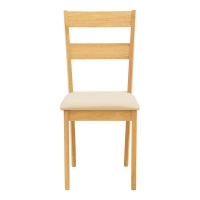 Τραπεζαρία Dallan Country pakoworld 7τεμ σε φυσική απόχρωση rubberwood 120-150x80x74εκ