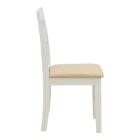 Τραπεζαρία Dallan Mabor pakoworld 5τεμ λευκό rubberwood 120-150x80x73,8εκ Τραπεζαρία Dallan Mabor pakoworld 5τεμ λευκό rubberwood 120-150x80x73,8εκ