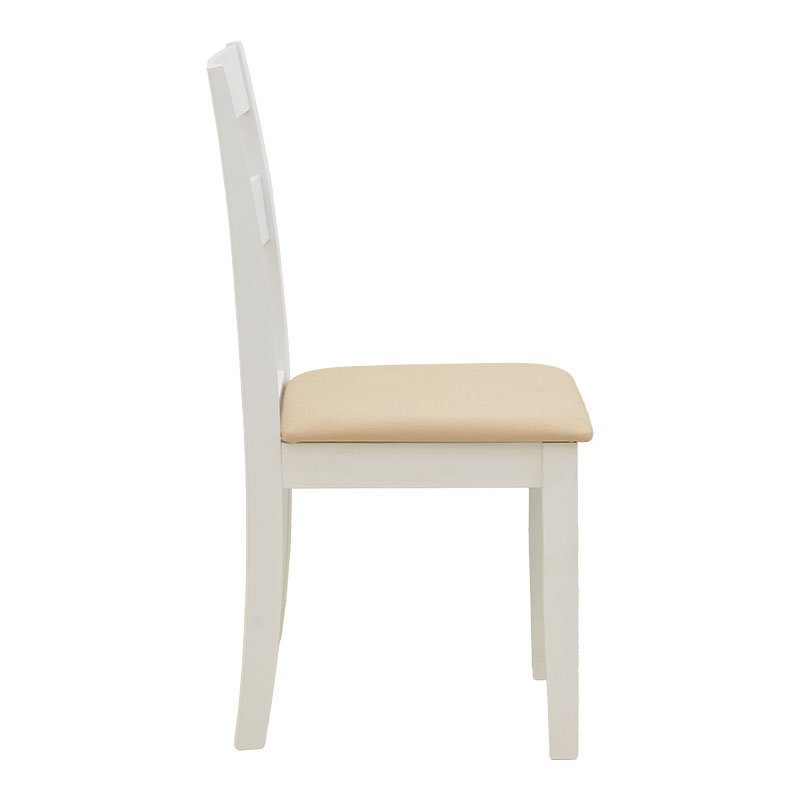 Τραπεζαρία Dallan Mabor pakoworld 5τεμ λευκό rubberwood 120-150x80x73,8εκ Τραπεζαρία Dallan Mabor pakoworld 5τεμ λευκό rubberwood 120-150x80x73,8εκ