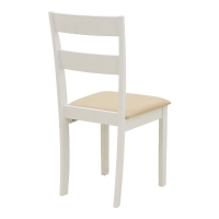 Τραπεζαρία Dallan Mabor pakoworld 5τεμ λευκό rubberwood 120-150x80x73,8εκ Τραπεζαρία Dallan Mabor pakoworld 5τεμ λευκό rubberwood 120-150x80x73,8εκ