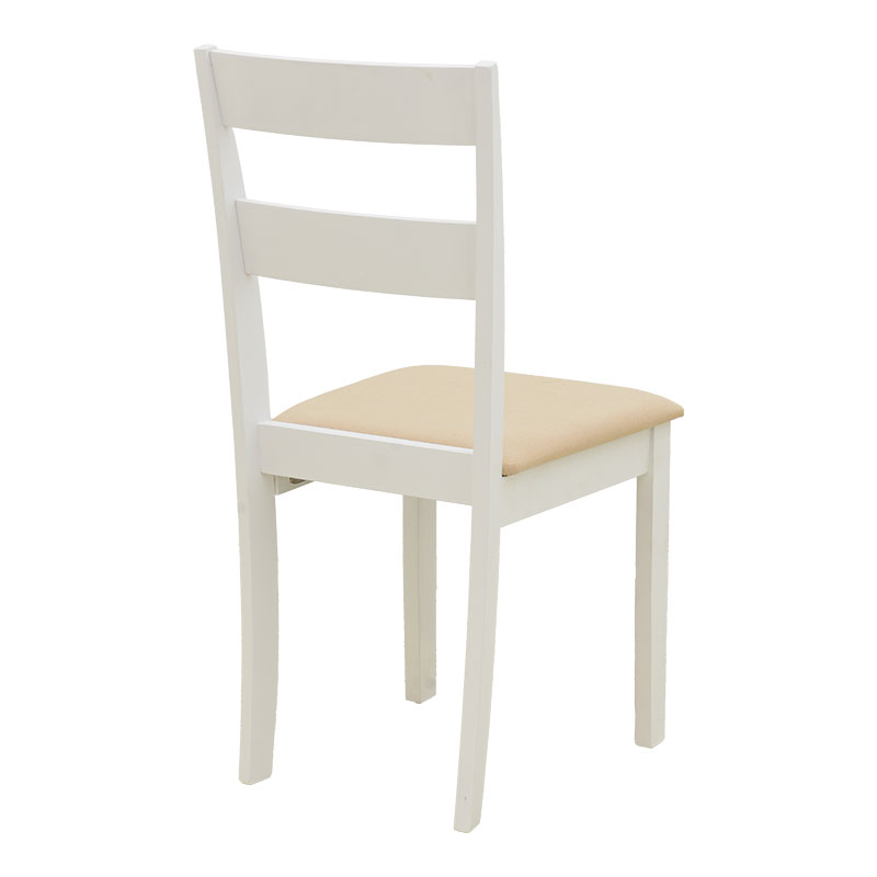 Τραπεζαρία Dallan Mabor pakoworld 5τεμ λευκό rubberwood 120-150x80x73,8εκ Τραπεζαρία Dallan Mabor pakoworld 5τεμ λευκό rubberwood 120-150x80x73,8εκ