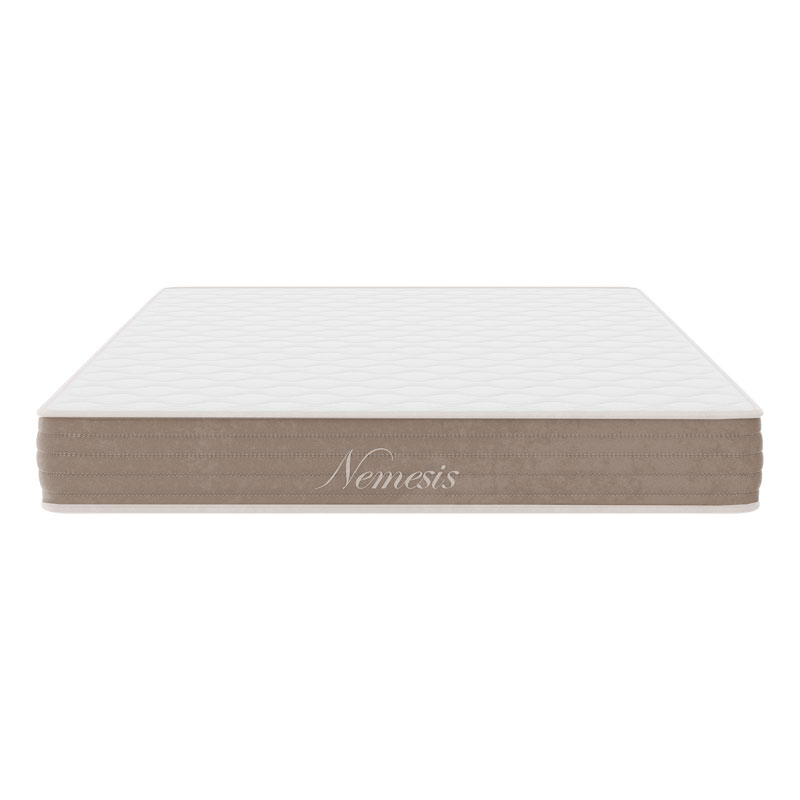 Κρεβάτι με στρώμα Nevil-Nemesis pakoworld pu λευκό 150x200εκ Κρεβάτι με στρώμα Nevil-Nemesis pakoworld pu λευκό 150x200εκ