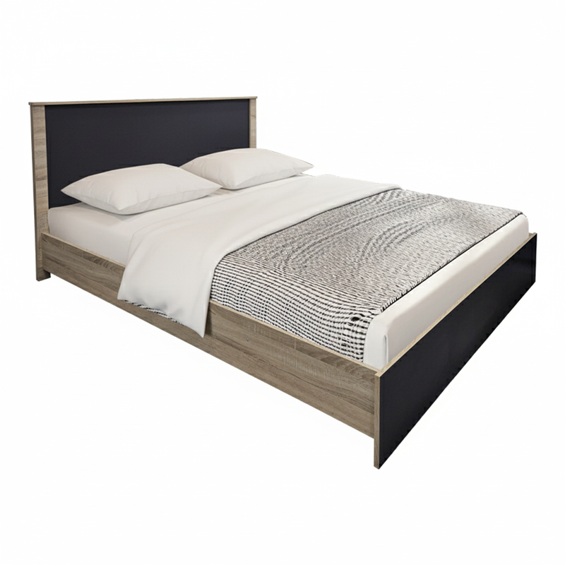 Κρεβάτι με στρώμα Athos Sleepy pakoworld sonoma ανθρακί 160x200εκ Κρεβάτι με στρώμα Athos Sleepy pakoworld sonoma ανθρακί 160x200εκ
