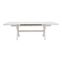 Τραπεζαρία Dagyn Vista pakoworld σετ 7τεμ λευκό αλουμίνιο 180-240x90x76εκ