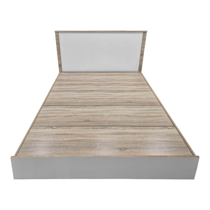 Κρεβάτι με στρώμα Athos Utopia pakoworld sonoma και λευκό 160x200εκ Κρεβάτι με στρώμα Athos Utopia pakoworld sonoma και λευκό 160x200εκ