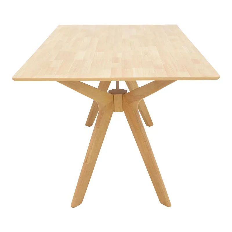 Τραπεζαρία με Καρέκλες Sienna μπεζ και Τραπέζι Raffles rubberwood σε φυσική απόχρωση 150x90x76εκ Σετ 5τεμ Τραπεζαρία με Καρέκλες Sienna μπεζ και Τραπέζι Raffles rubberwood σε φυσική απόχρωση 150x90x76εκ Σετ 5τεμ