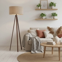 Φωτιστικό δαπέδου PWL-1059 pakoworld Ε27 μπεζ-καρυδί Φ38x140εκ Φωτιστικό δαπέδου PWL-1059 pakoworld Ε27 μπεζ-καρυδί Φ38x140εκ