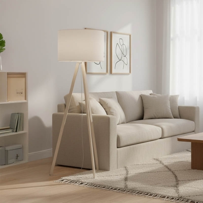 Φωτιστικό δαπέδου PWL-1060 pakoworld Ε27 φυσικό-κρεμ Φ38x140εκ Φωτιστικό δαπέδου PWL-1060 pakoworld Ε27 φυσικό-κρεμ Φ38x140εκ