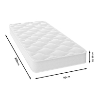 Στρώμα Fix Pad Chic Strom μονής όψης 18-19cm 90x200εκ Στρώμα Fix Pad Chic Strom μονής όψης 18-19cm 90x200εκ