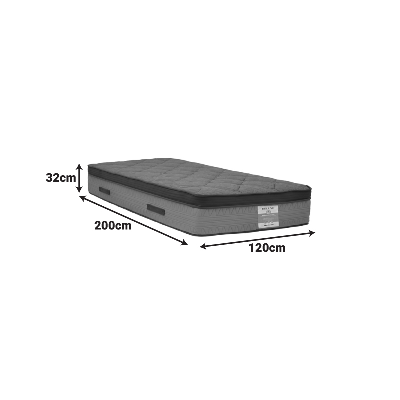 Στρώμα Deluxe pakoworld pocket spring διπλής όψης 32cm 120x200εκ Στρώμα Deluxe pakoworld pocket spring διπλής όψης 32cm 120x200εκ