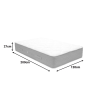 Στρώμα Sleepy pakoworld bonnel spring διπλής όψης 27cm 120x200εκ