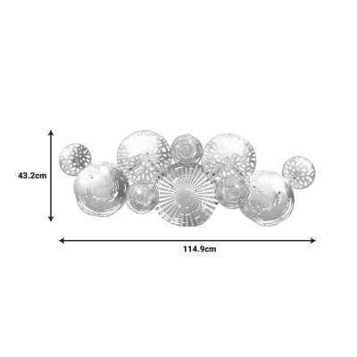Διακοσμητικό τοίχου Dille Inart μέταλλο πολύχρωμο 114.9x4.4x43.2εκ Διακοσμητικό τοίχου Dille Inart μέταλλο πολύχρωμο 114.9x4.4x43.2εκ