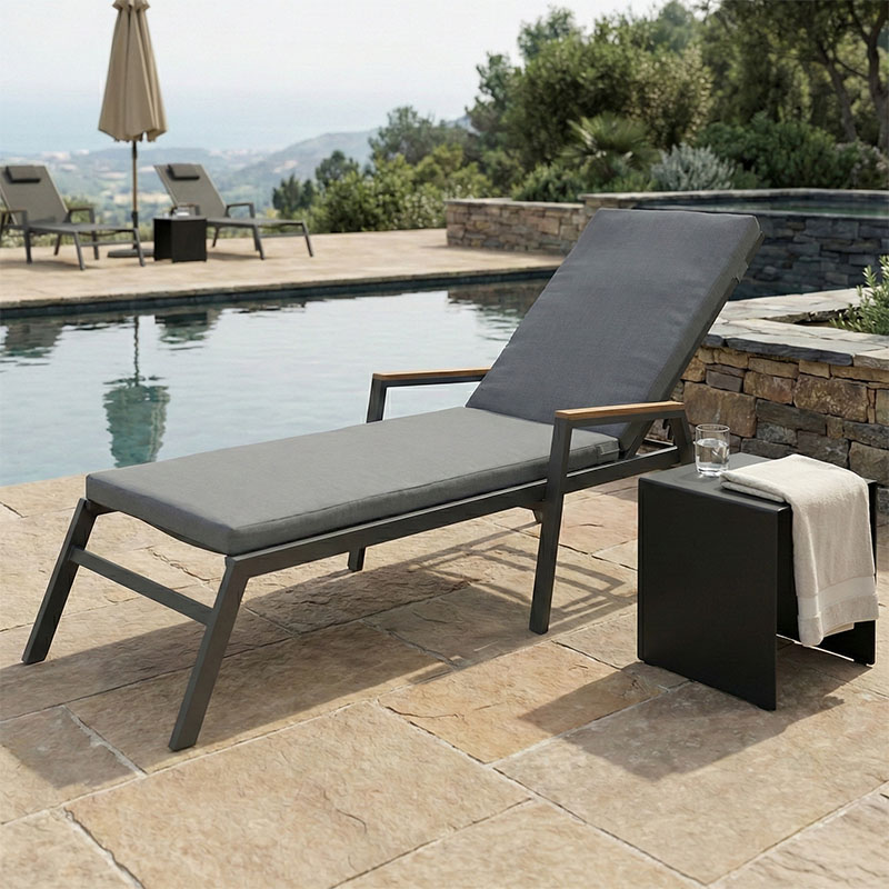 Μαξιλάρι ξαπλώστρας Sadie pakoworld ύφασμα σε γκρι απόχρωση 65x185x15εκ Μαξιλάρι ξαπλώστρας Sadie pakoworld ύφασμα σε γκρι απόχρωση 65x185x15εκ